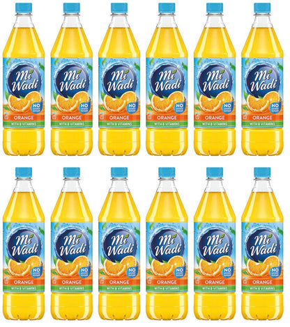 12 x Miwadi Orange 1L