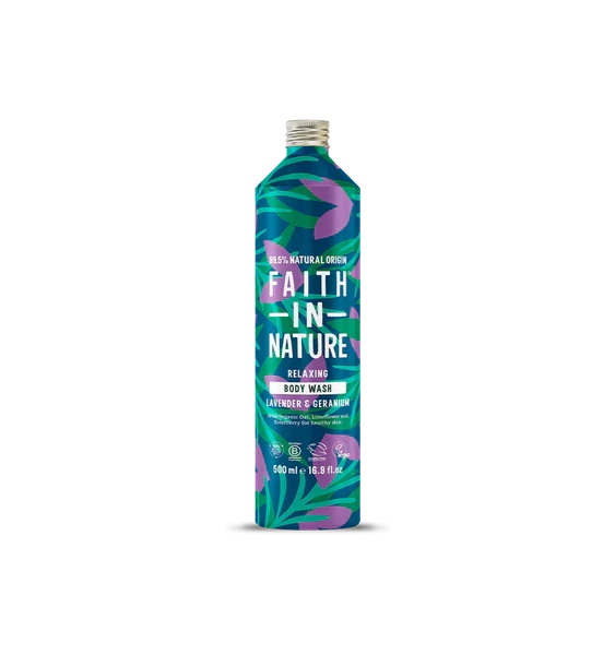 Faith In Nature Lav & Ger Bodywash(Alumin Bot) - 500ml