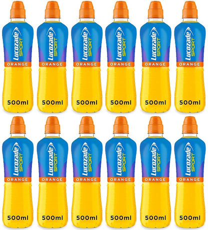 12 x Lucozade Sport Orange - 500ML