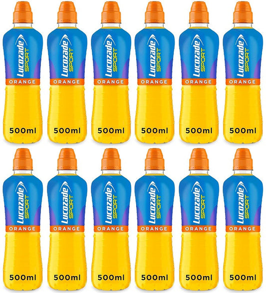 12 x Lucozade Sport Orange - 500ML