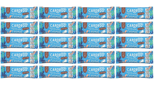 20 x Caroboo Coconut Carob Choc Bar - 35g