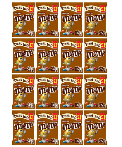 16 x M&m's Chocolate Treat Bag - 82GM