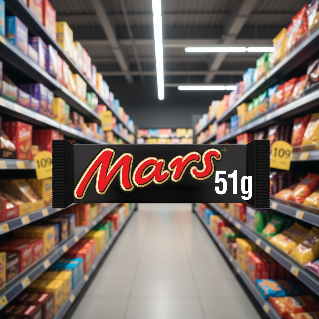 48 x Mars Caramel Nougat & Milk Chocolate Snack Bar 51G