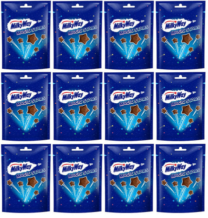 12 x Milky Way Magic Stars Pouch Bag - 100GM
