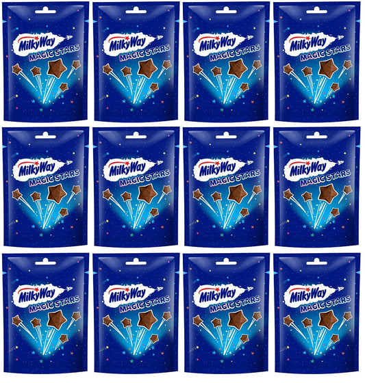 12 x Milky Way Magic Stars Pouch Bag - 100GM