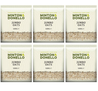 6 x Minton & Donello Jumbo Oats - 2kg