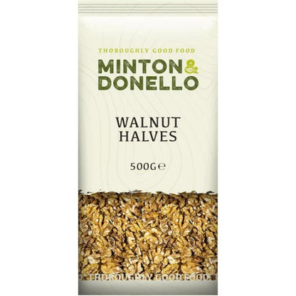 6 x Minton & Donello Walnut - Halves - 500g