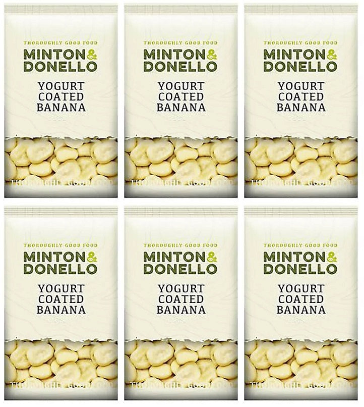 6 x Minton & Donello Yoghurt Coated Banana - 500g