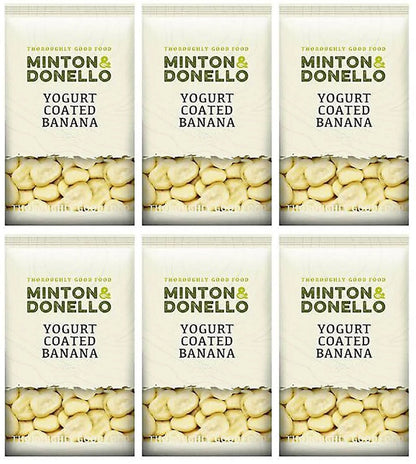 6 x Minton & Donello Yoghurt Coated Banana - 500g
