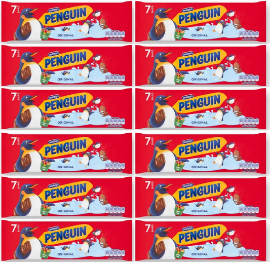 12 x Mcvities Milk Penguin 7pk - 172GM