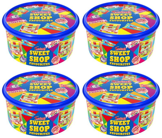 4 x Swizzels Sweet Shop Favourites Tub - 650G