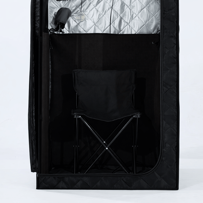 KOVE Portable Infrared Sauna Tent – Indoor 1 Person Far Infrared Sauna with Carbon Heating & Red Light