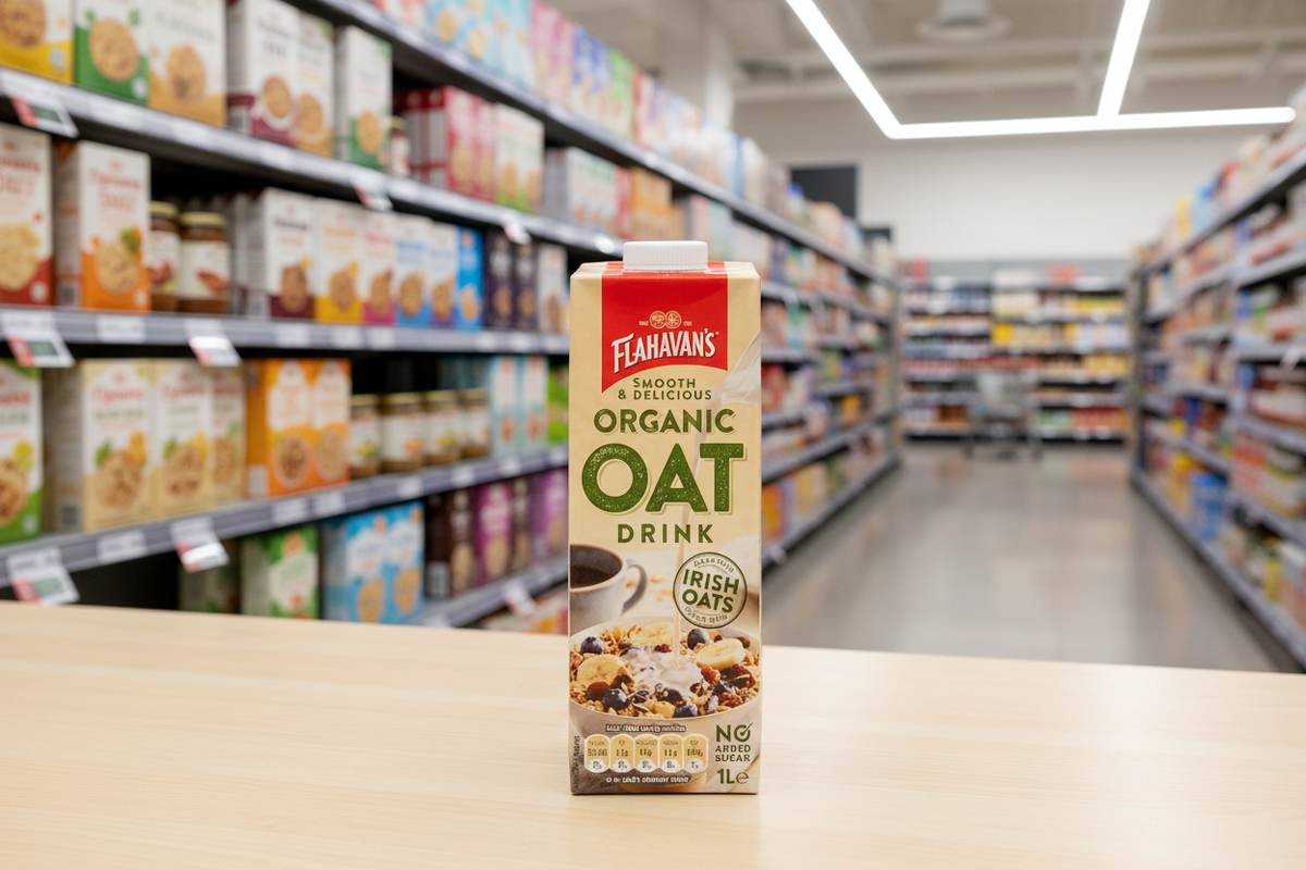 8 x Flahavan's Organic Oat Drink 1L
