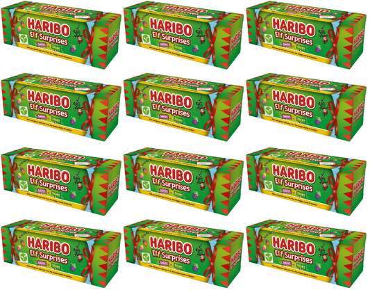 12 x Haribo Elf Surprises Tube - 120GM
