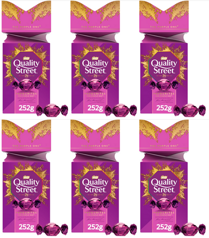 6 x Quality Street Purely Purple One - 252GM