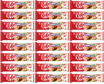 24 x Kitkat Chunky Duo Hazelnut Bar - 64GM