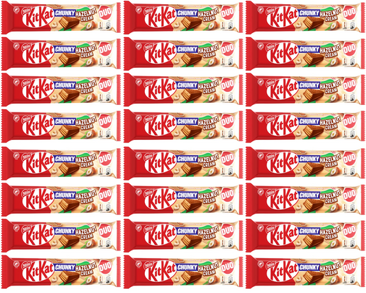 24 x Kitkat Chunky Duo Hazelnut Bar - 64GM