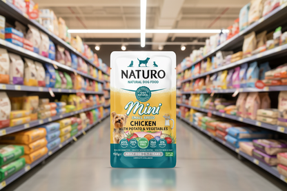 8 X Naturo Adult Mini Chicken & Potato Pouch 150GM