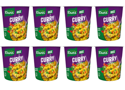 8 x Knorr Curry Rice 73G