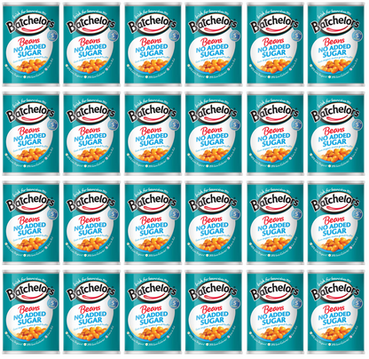 24 x Batchelors Beans No Added Sugar 420G