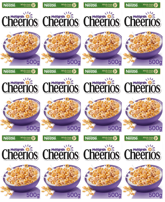 12 x Cheerios Multigrain 500G
