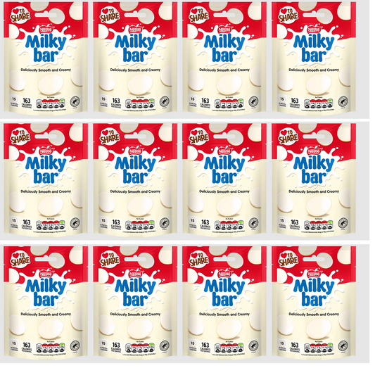 12 x Milkybar Giant Buttons Sharing Bag - 85GM