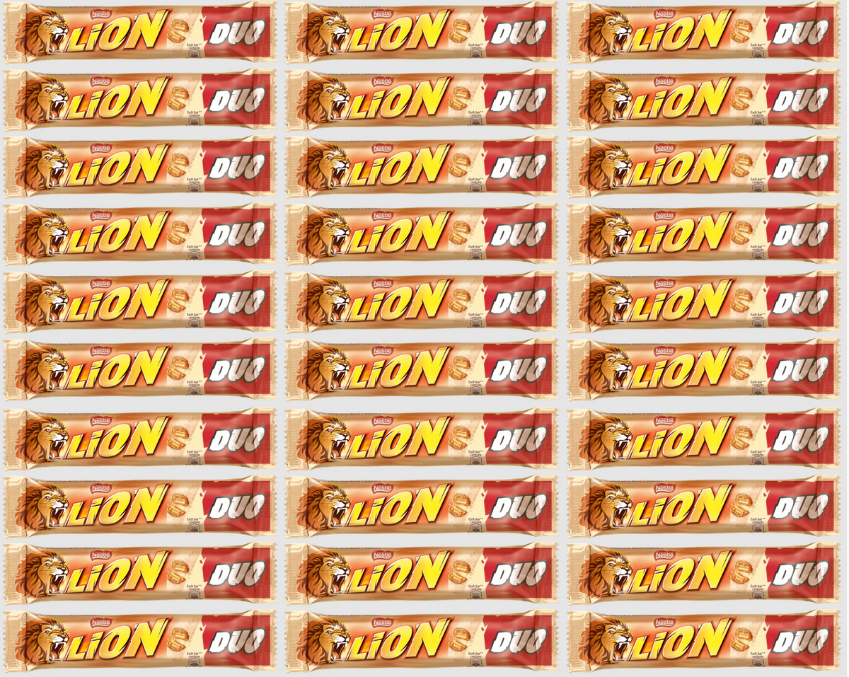30 x Lion White Chocolate Duo Bar - 30GM