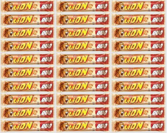 30 x Lion White Chocolate Duo Bar - 30GM