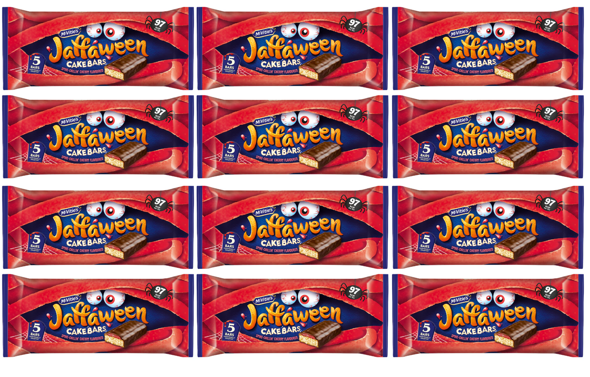 12 x Jaffaween Cherry Cakebar 5pk - 122GM