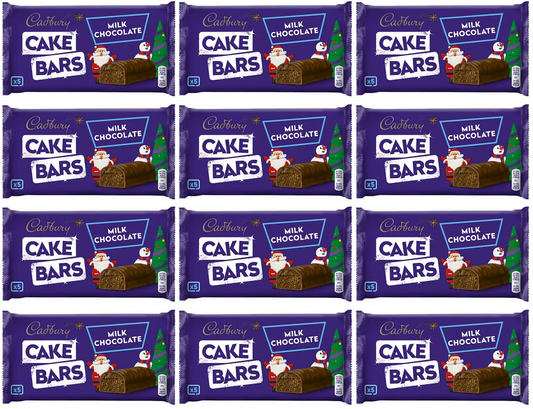 12 x Cadbury Chocolate Cake Bar 5Pk - 5