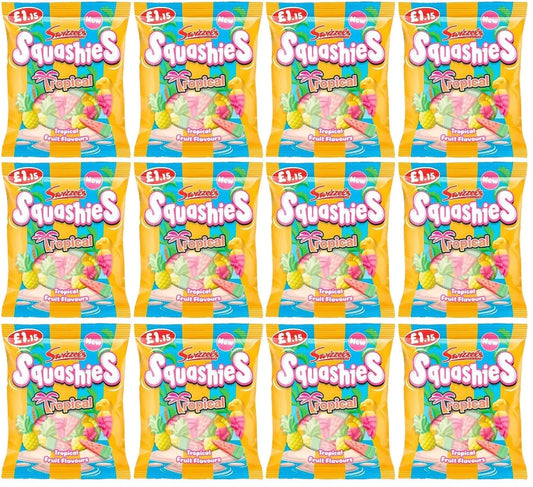 12 x Squashies Tropical - 100GM