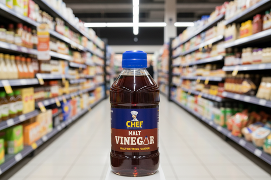 12 x Chef Malt Vinegar 284Ml