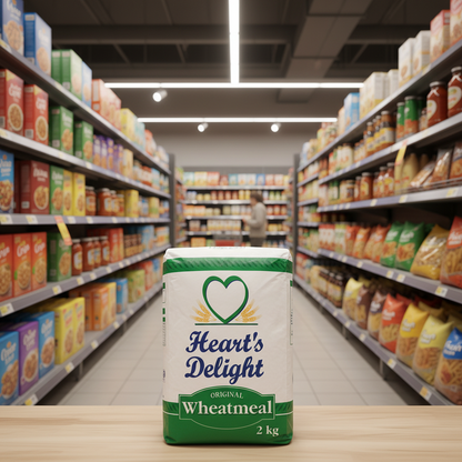 8 x Hearts Delight Original Wheatmeal 2 Kg