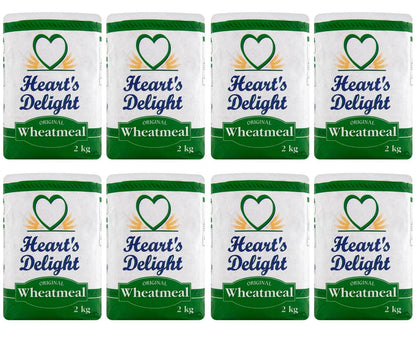8 x Hearts Delight Original Wheatmeal 2 Kg