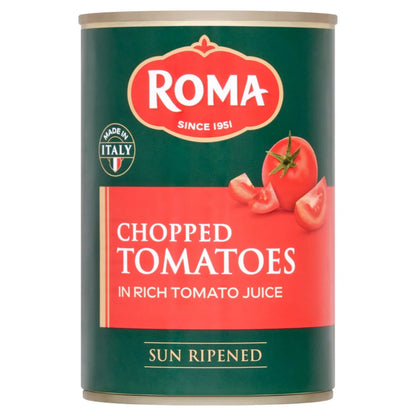 12 x Roma Chopped Tomato  - 400G