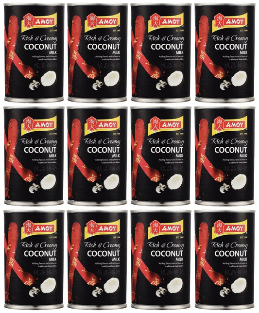 12 x Amoy Coconut Milk 400Ml
