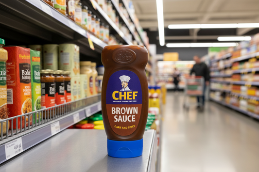 12 x Chef Brown Sauce 385G