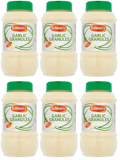 6 x Schwartz Garlic Granules 620G