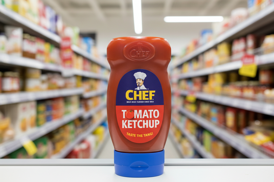 12 x Chef Tomato Ketchup 390G