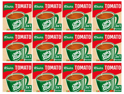 12 x Knorr  Dry Soup Mix Tomato 60 G 3 Servings