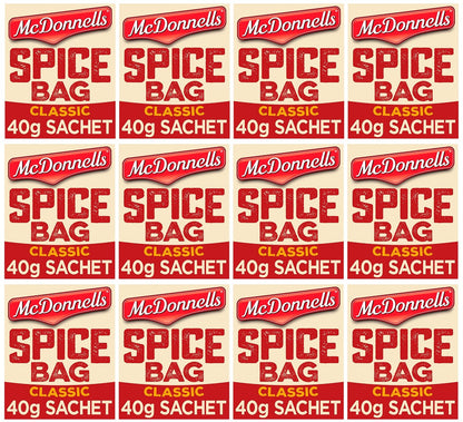 12 x Mcdonnells Spice Bag Classic Flavour Seasoning Mix 40G