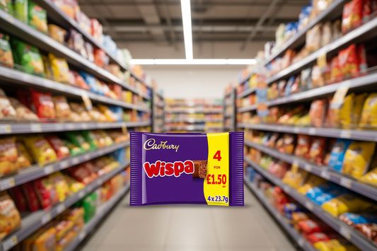 11 x Cadbury Wispa Chocolate Bar 4 Pack 94.8G