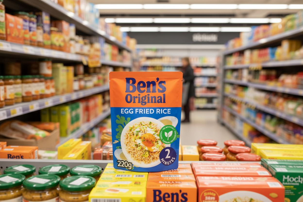 6 x Bens Original Egg Fried Microwave Rice 220G