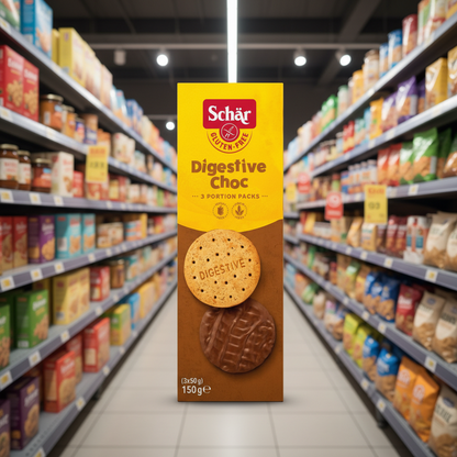 6 x Schär Digestive Choc 3 X 50G (150G)