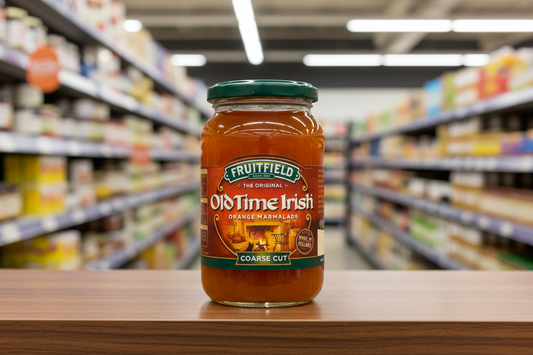 12 x Fruitfield Old Time Irish No Peel Orange Marmalade 454G
