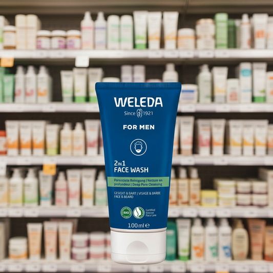 Weleda Men's Face & Beard Wash Gel - 100ml