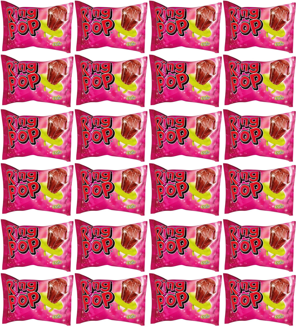 24 x Bazooka Ring Pops - 15GM