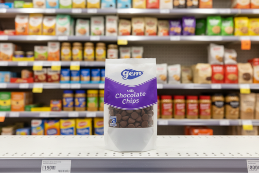 10 x Gem Milk Chocolate Chips 100G