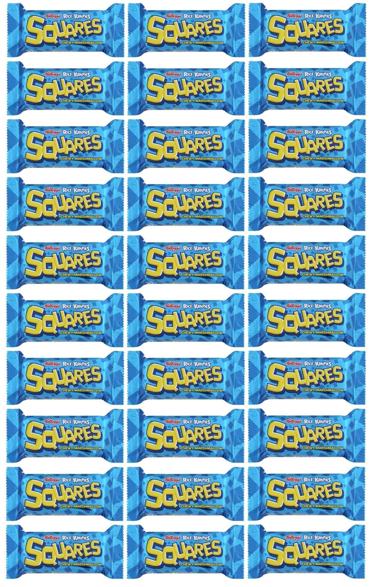 30 x Rice Krispies Squares Marshmallow 28Gm
