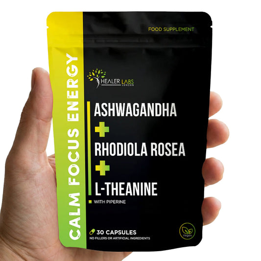 Ashwagandha + Rhodiola Rosea +  L-Theanine